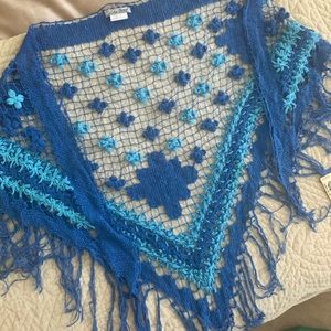NWT Lucky Brand Crocheted Scarf